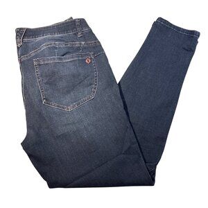 Democracy Jeans Womens Size 12 Ab Solution Skinny Jeans Blue Stretch Denim